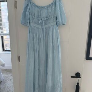 Linennaive Osmanthus Linen Dress